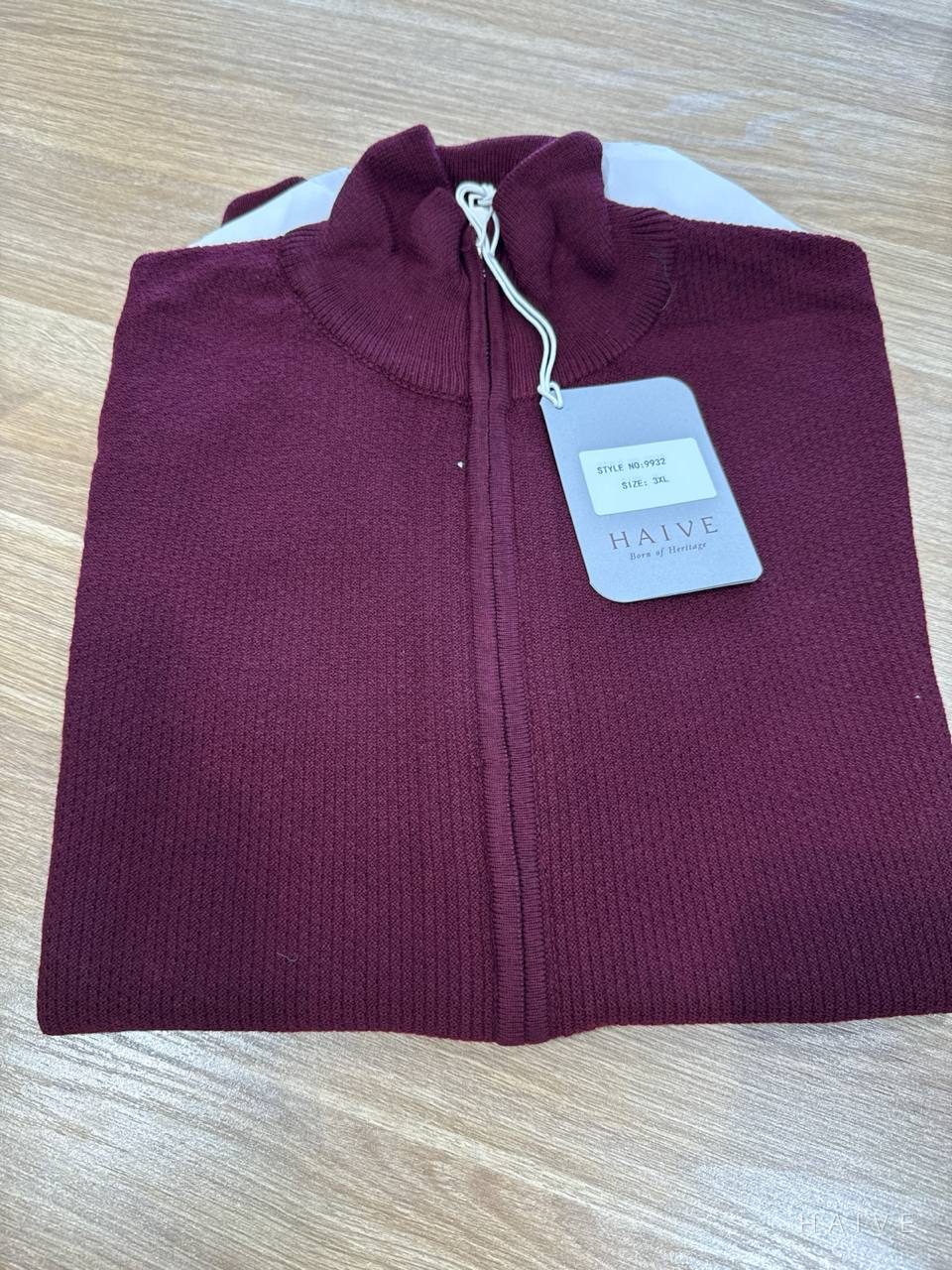 Zip sviter · Bordo