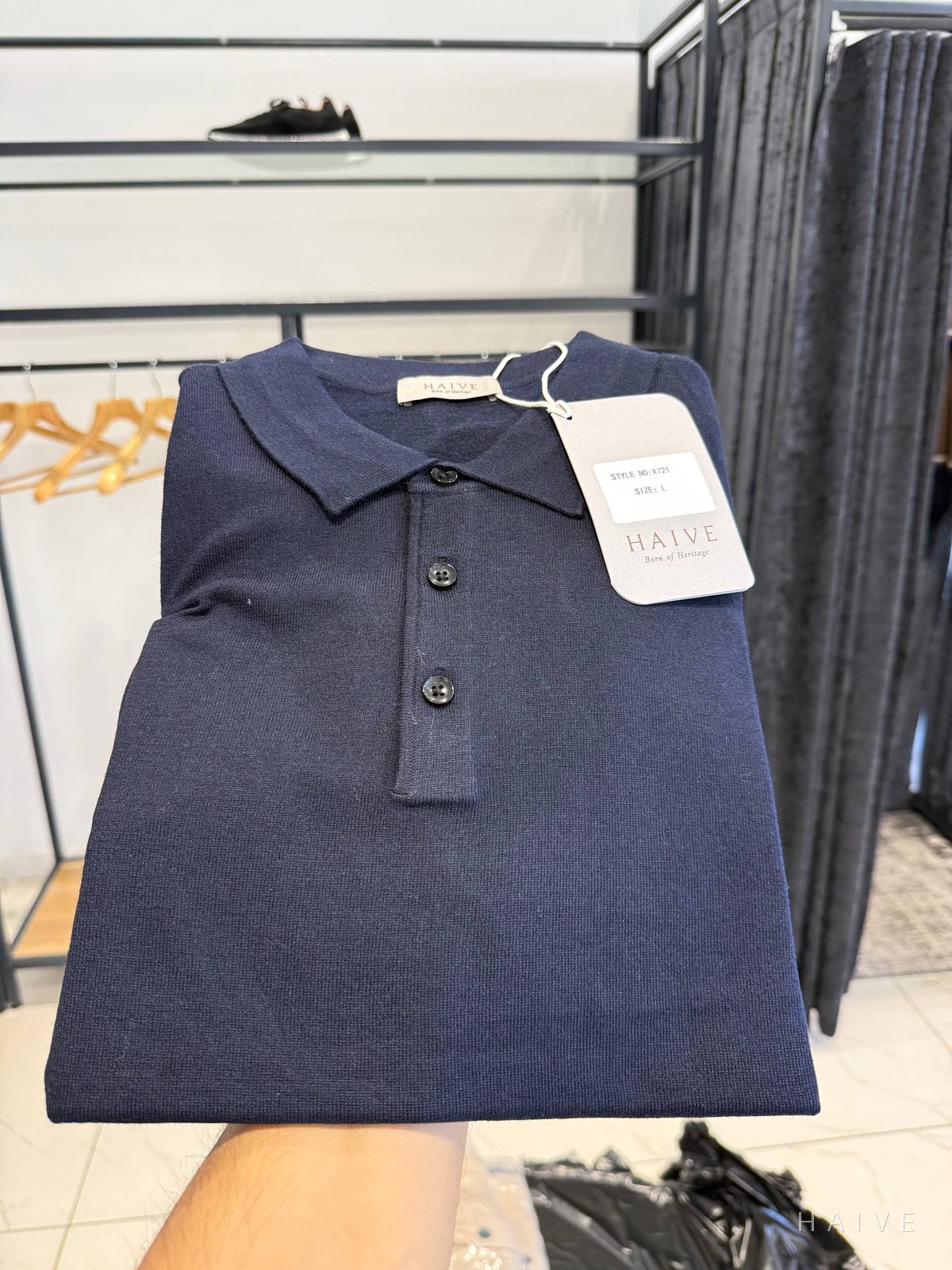 Polo sviter · To'q ko'k